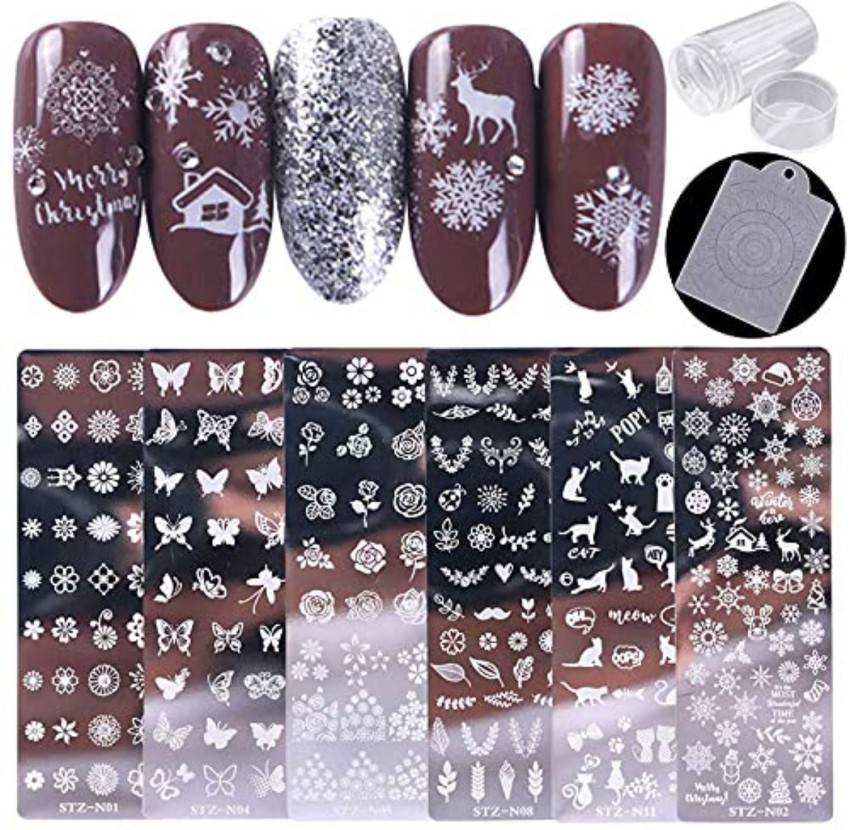 Nail Stamping Plate Template Stamping Nail Polish