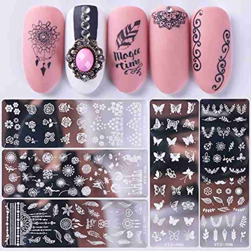 Nail Stamping Plate Template Stamping Nail Polish