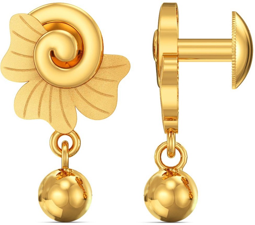 Joyalukkas Yellow Gold 22kt Drop Earring Price in India  Buy Joyalukkas  Yellow Gold 22kt Drop Earring online at Flipkartcom