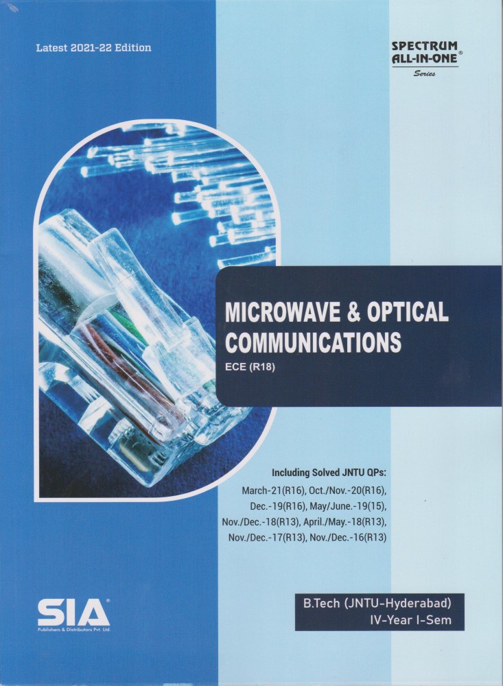 Microwave Optical Communication B.Tech IV Year I Sem ECE R18