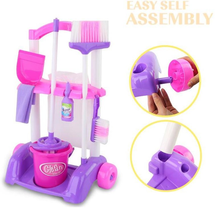 Pretend Play Kids Toy Cleaning Supplies