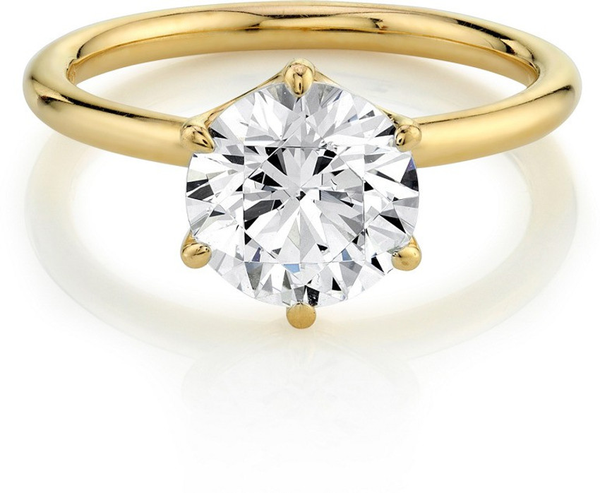 KUNDLI GEMS Americam Diamond Ring Natural stone American Diamond