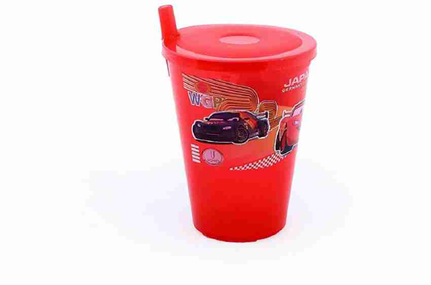 Jumbo Drink and Snack Red Combo Cup with Straw