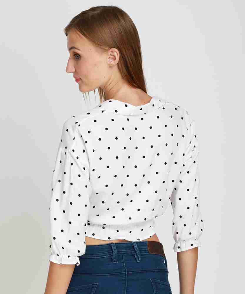 Buy White Tops for Women by Angloindu Online