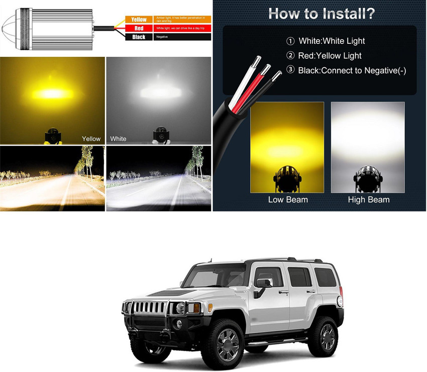 Hummer h3 on sale led headlights