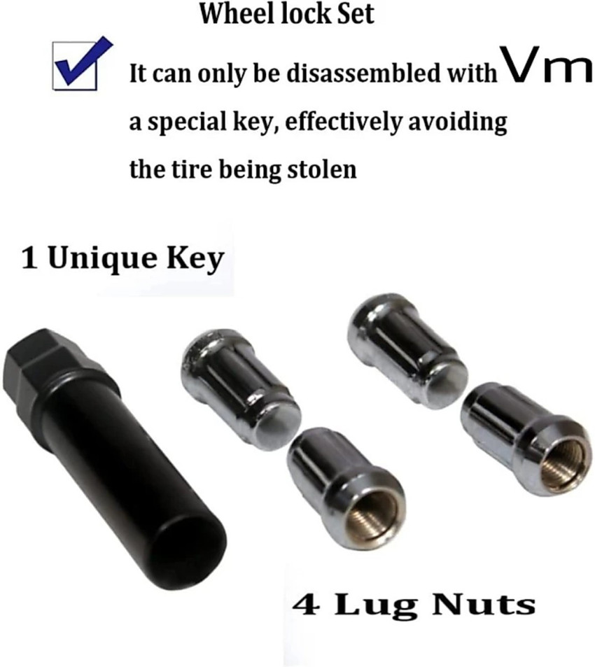 Anti theft shop wheel nuts