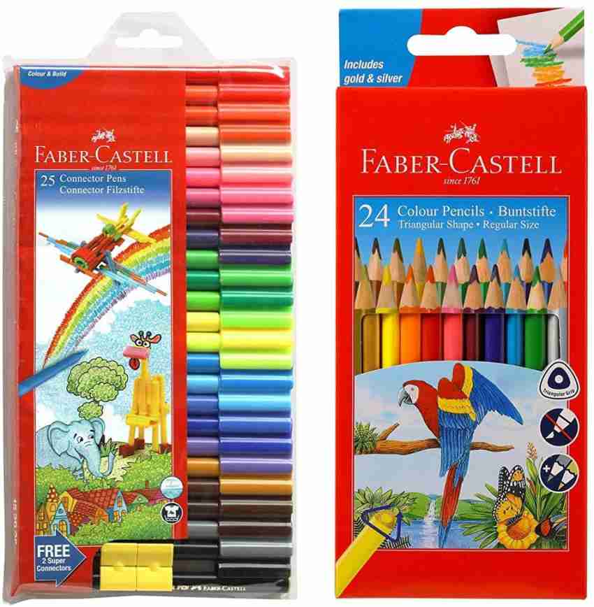 Faber-Castell Connector sketch pens ( Pack of 25 Pens.)