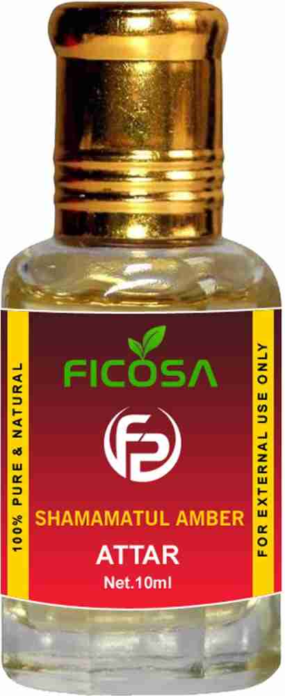 Ficosa Shamamtul Amber Attar For Men and Women Indian Attar