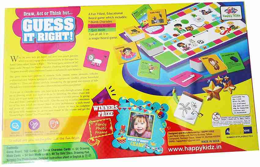 Draw and guess board game cheap