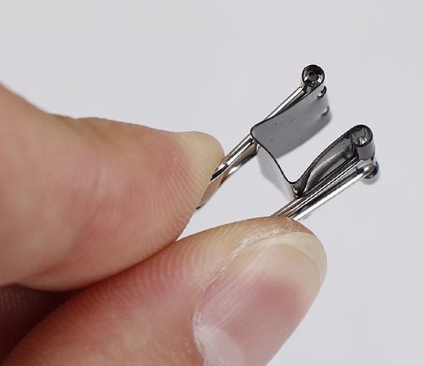 SHREE ENTERPRISE Plastic Medium Pin paper clamp clip stapler  - paper clamp clip stapler