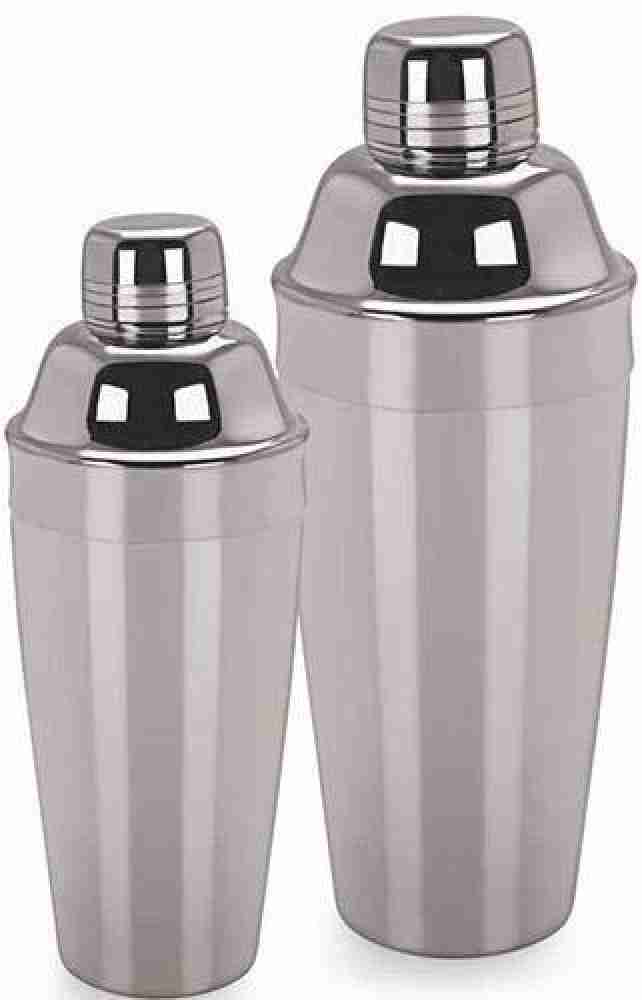 REYRUD Stainless Steel Deluxe Cocktail Shaker Martini (500ml+750ml)(Set of  2) Bar Set Price in India - Buy REYRUD Stainless Steel Deluxe Cocktail  Shaker Martini (500ml+750ml)(Set of 2) Bar Set online at