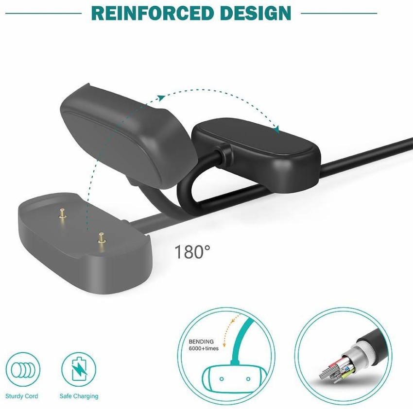 Charger for Amazfit Band 7 Replacement Charging Cable Cradle Station Base  with 3.3ft USB Cord Accessories for Amazfit Band 7