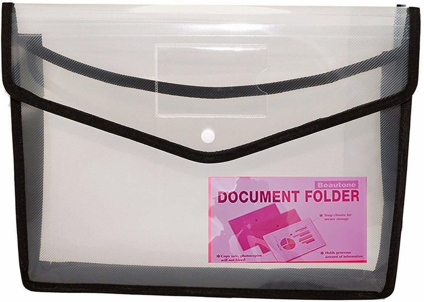 Flipkart NOVELTY PP Plastic Transparent Button Bag