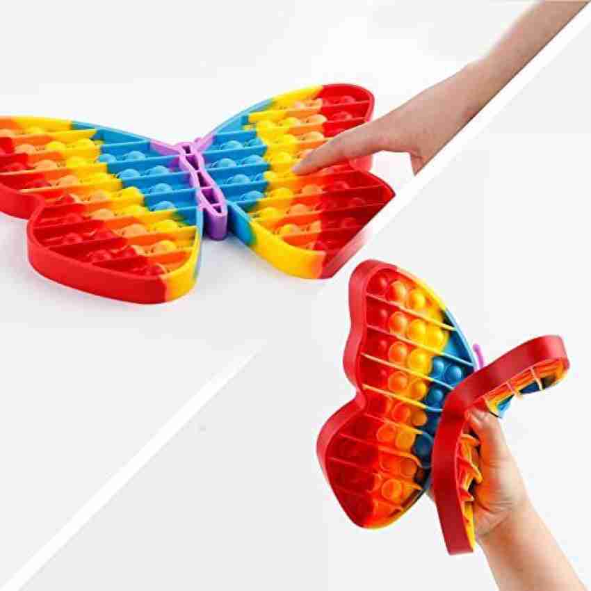 IGINOA Kid Teen Adult Friend ADHD Rainbow Butterfly NA Gag Toy