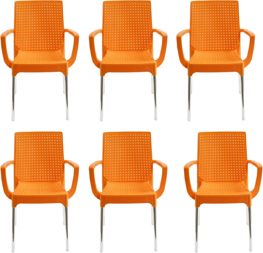 Plastic and steel best sale chairs