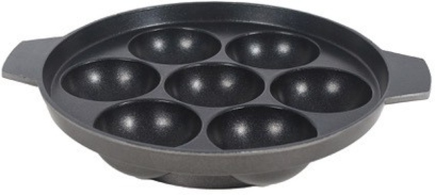 Cast Iron Paniyaram Pan/Paniyarakkal/Unniyappam Chatty/Paddu Maker