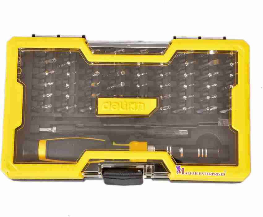 BUY Homdum 65 in 1 Professional Precision Screwdriver Set Deli(Yellow)