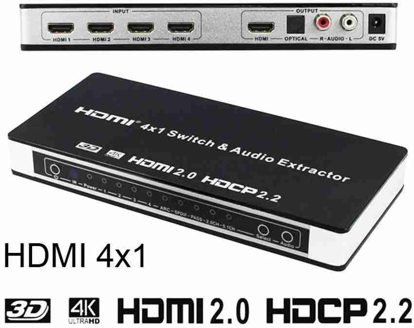 Hdmi switch 4k optical out clearance