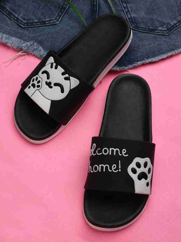 Slippers for girls black online