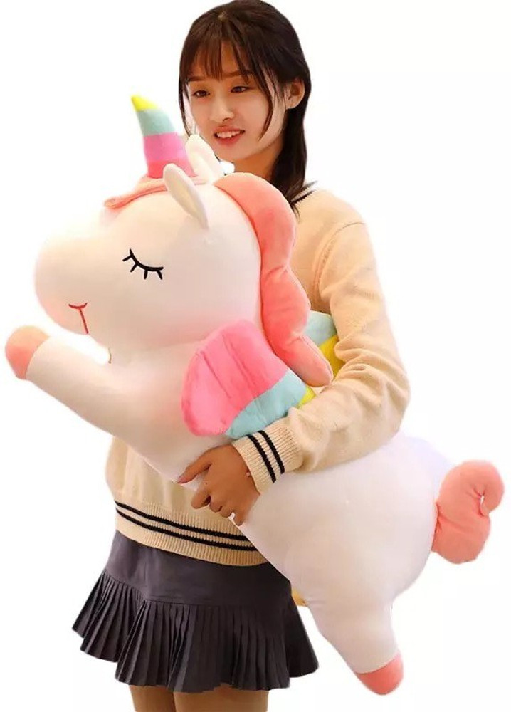 Rainbow unicorn hot sale soft toy