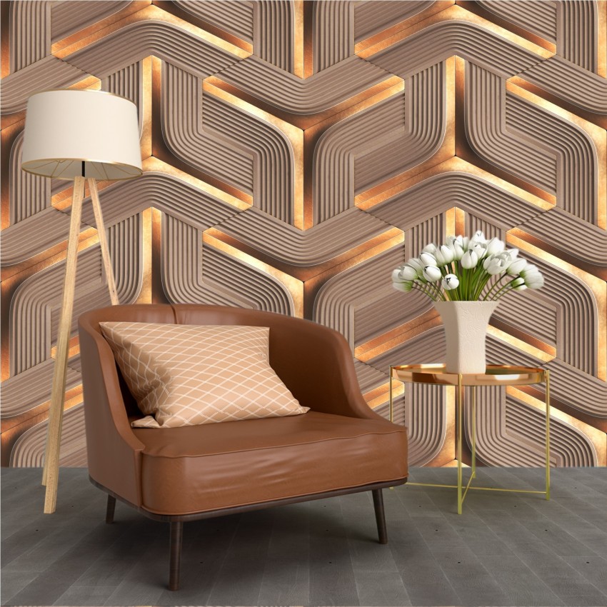 Buy Beautiful Brown Heron Bird Wallpaper Copper Metallic Luxury Online in  India  Etsy