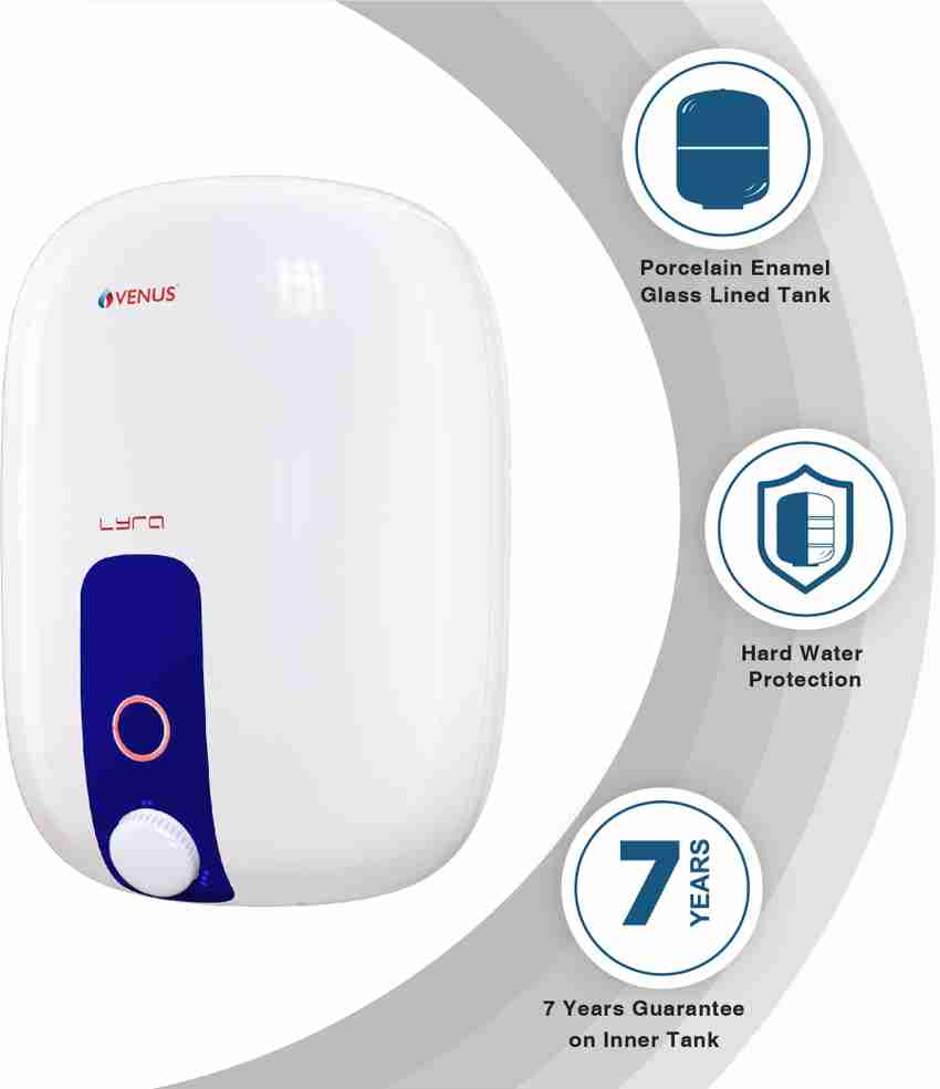 Venus 15 L Storage Water Geyser (Lyra 15R, White) Price in India - Buy Venus  15 L Storage Water Geyser (Lyra 15R, White) online at Flipkart.com