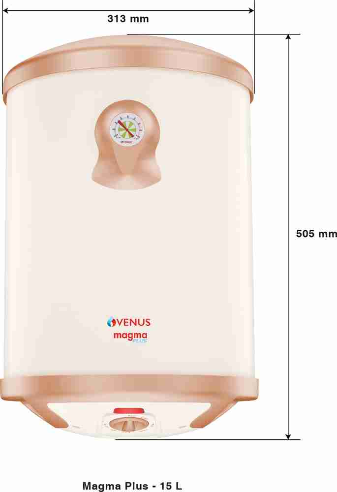 Venus 15 L Storage Water Geyser (Venus Magma Plus 15L, IVORY) Price in  India - Buy Venus 15 L Storage Water Geyser (Venus Magma Plus 15L, IVORY)  online at Flipkart.com