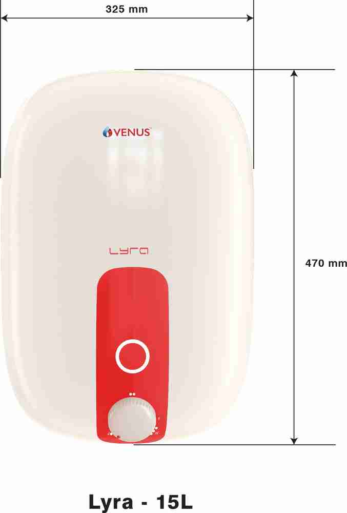 Venus 15 L Storage Water Geyser (LYRA 15R Ivory Red, Ivory, Red) Price in  India - Buy Venus 15 L Storage Water Geyser (LYRA 15R Ivory Red, Ivory,  Red) online at Flipkart.com