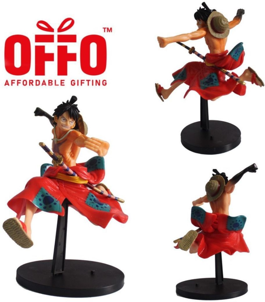 OFFO One Piece Anime Monkey D Luffy Action Figure [20 cm] For Home Decors,  Office Desk and Study Table - One Piece Anime Monkey D Luffy Action Figure  [20 cm] For Home Decors, Office Desk and Study Table . Buy Monkey D.Luffy  toys in India. shop