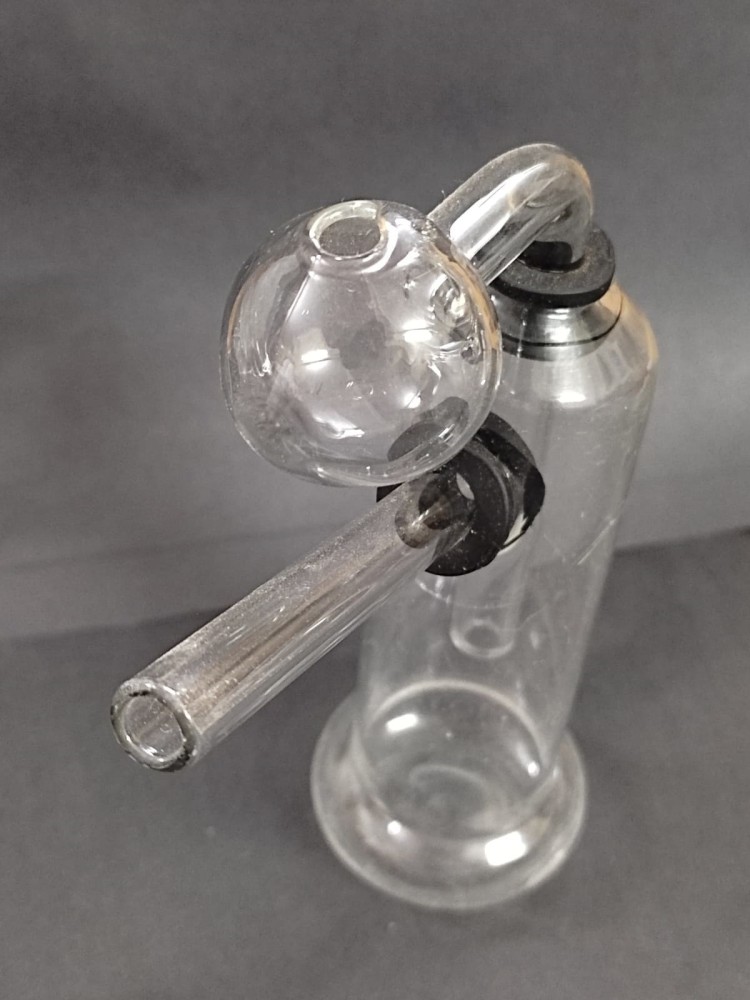 Transparent Glass Water Pipe, For Smoking, Size: 6 at best price