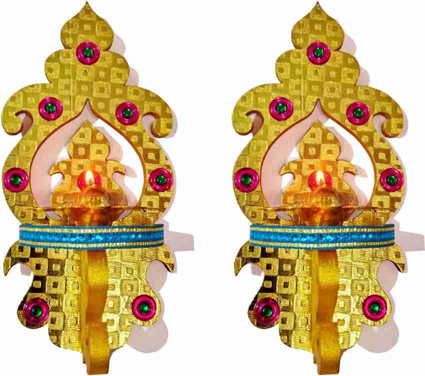 Wall hanging diya stand new arrivals