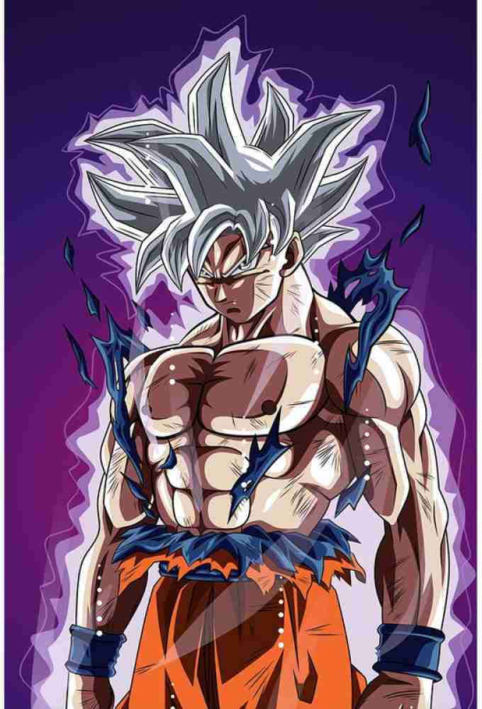 Dragon Ball Z - Quadro Decorativo Son Goku Super Saiyajin - Zona Criativa,  imagem do goku super sayajin