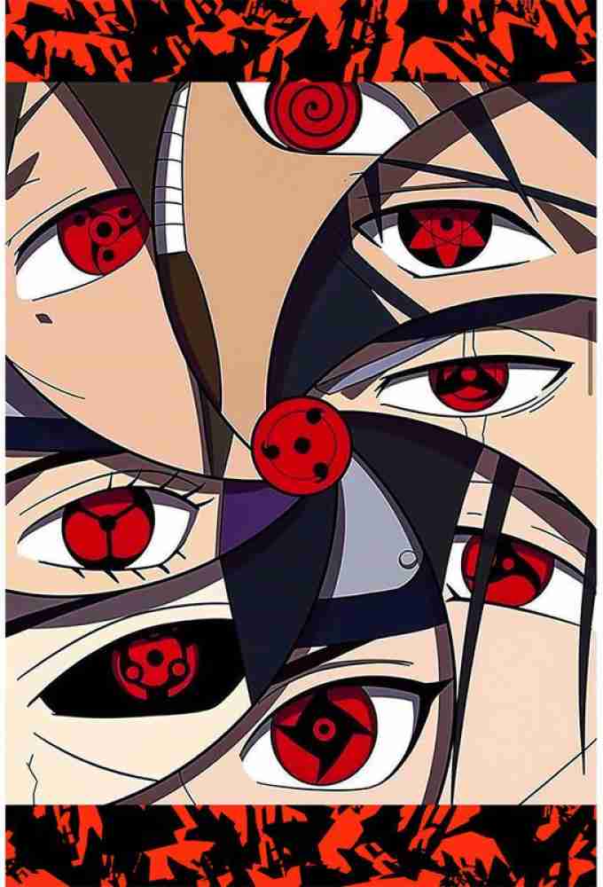 Eyes chart Naruto Anime wall poster REDCLOUD Paper Print - Animation &  Cartoons posters in India - Buy art, film, design, movie, music, nature and  educational paintings/wallpapers at