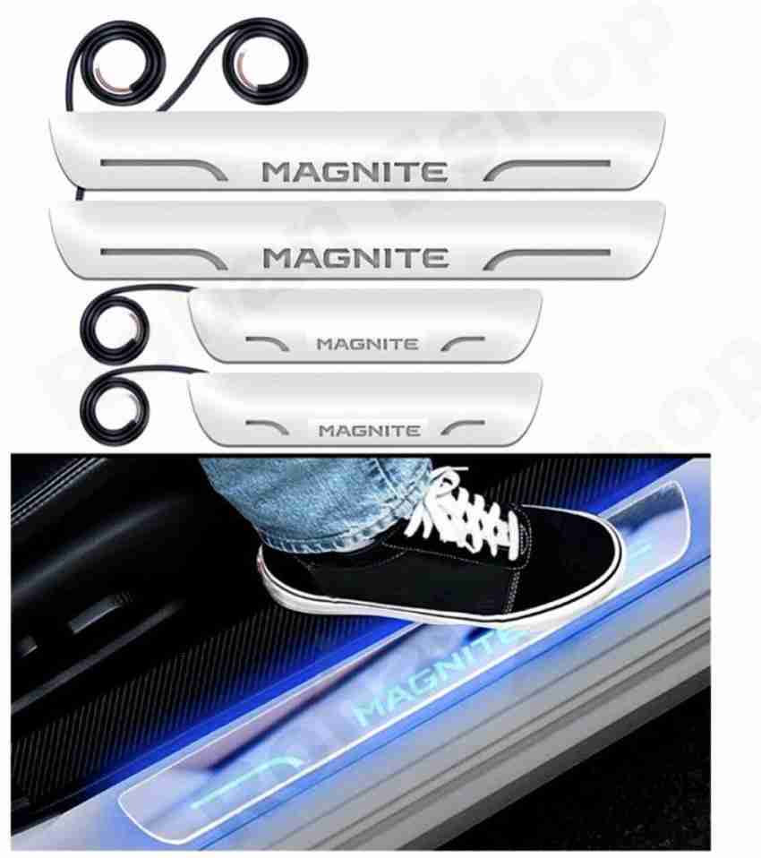 RohanEshop Nissan Magnite Car Door Foot Step Led Sill Scuff Plate