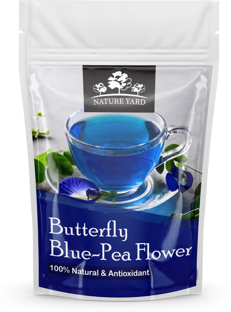 BLUE TEA Dried Butterfly Pea Flower Tea  20 Pyramid Tea Bags  Herbal Tea  Herbal Tea Pouch Price in India  Buy BLUE TEA Dried Butterfly Pea Flower  Tea  20