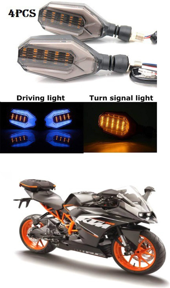 PRTEK Front Rear LED Indicator Light for KTM RC 200 Price in