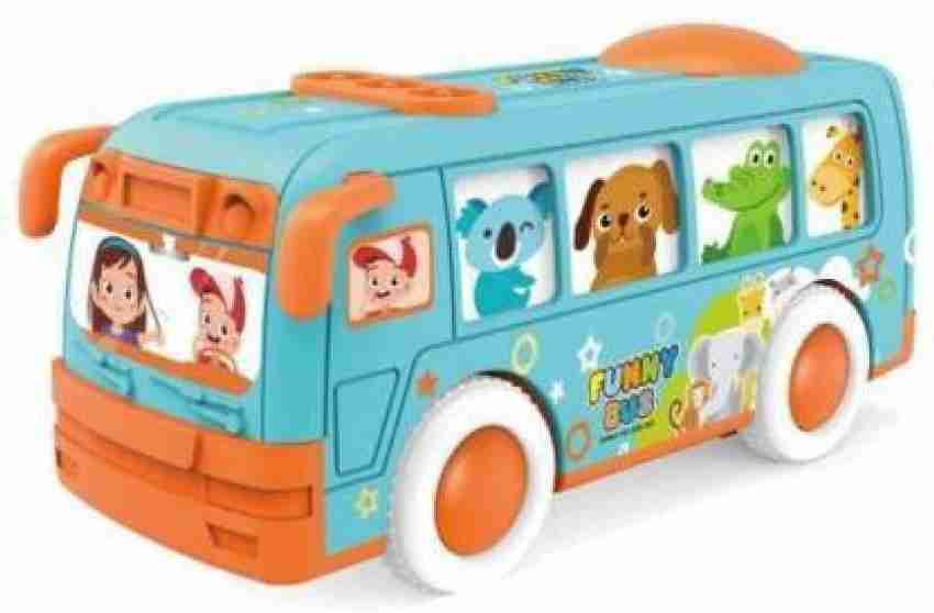 ABITNESS Fun Bus Toy For Baby Boy Girl Toddler Kids Picnic Bus