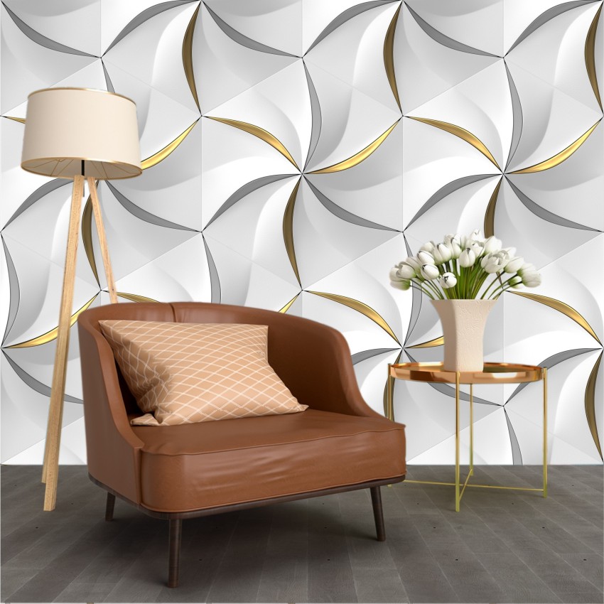 Living Room Is Painted With Geometric Black Lines Background, 3d Modern  Geometric Mural Wallpaper Golden Lines In Dark Background For Interior Wall Home  Decor, Hd Photography Photo Background Image And Wallpaper for