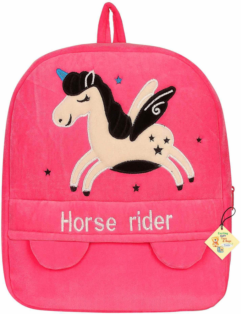 Wooh Horse rider Kids Bag Nursery Picnic Carry Plush Bags School