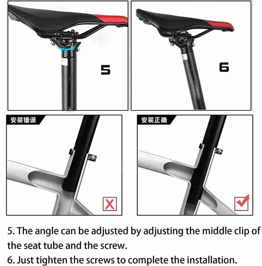 Bicycle seat and post online