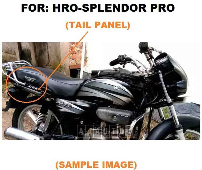 Splendor pro top black price