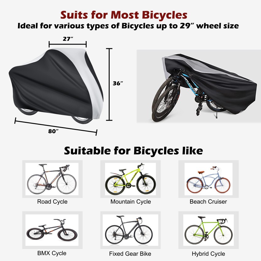 Outdoor store bicycle cover