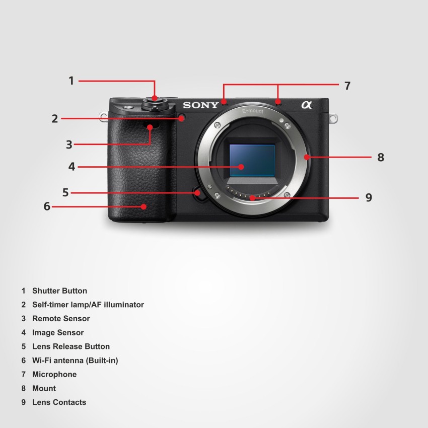 Cámara Digital Mirrorless APS-C ILCE-6400 A6400 + Lente 16-50mm
