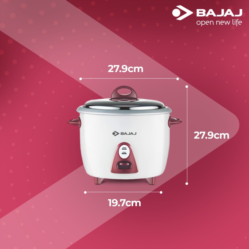 Bajaj electric rice cooker deals 1.8 litres price