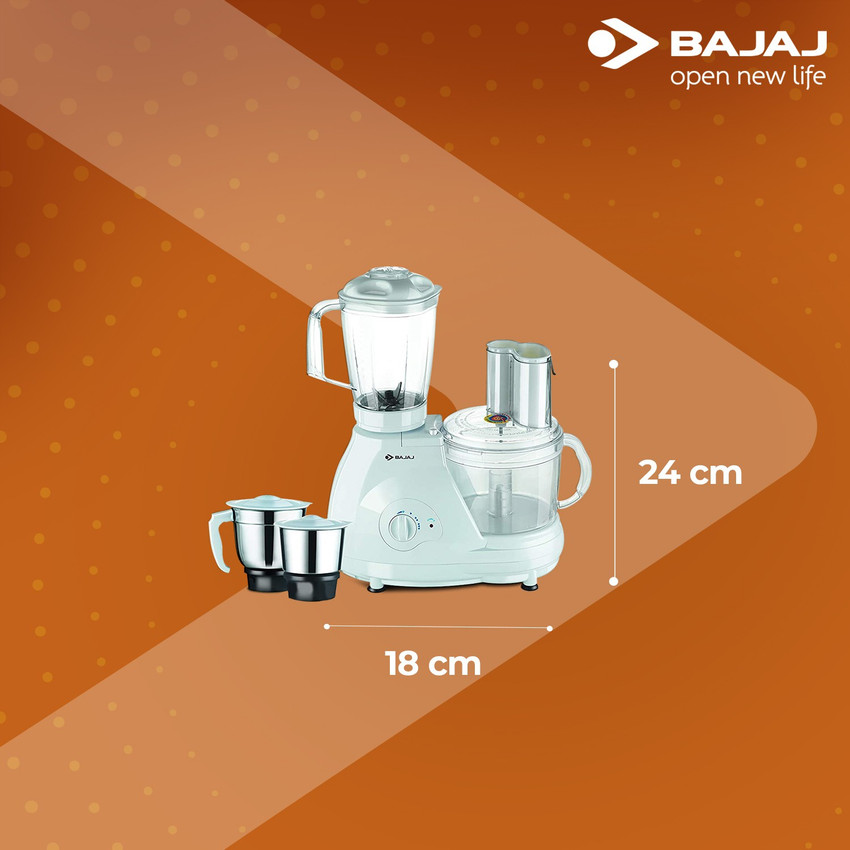 BAJAJ Fx11 Food Factory 600 W Food Processor Price in India