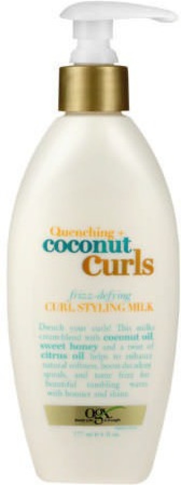 Ogx quenching coconut curls deals frizz defying styling milk