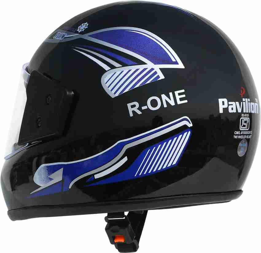 Pavilion Motor Bike Helmet Reflective Flip Up Helmet Fitted with