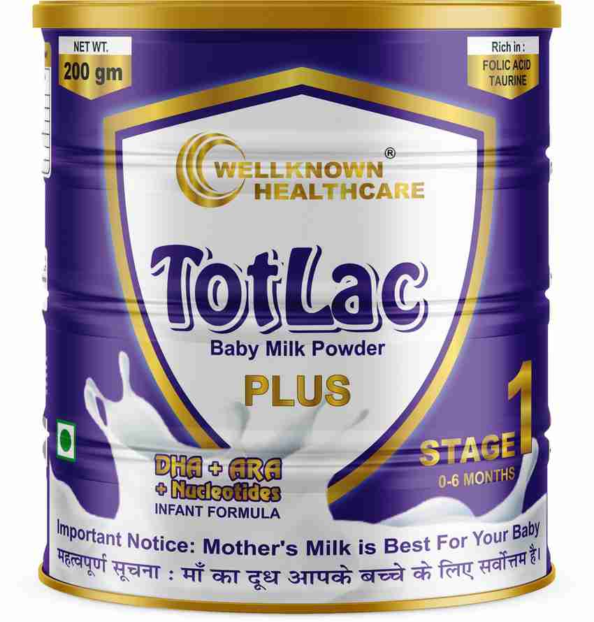 Totlac Baby Milk Powder plus Baby Milk Food Infant Formula Baby