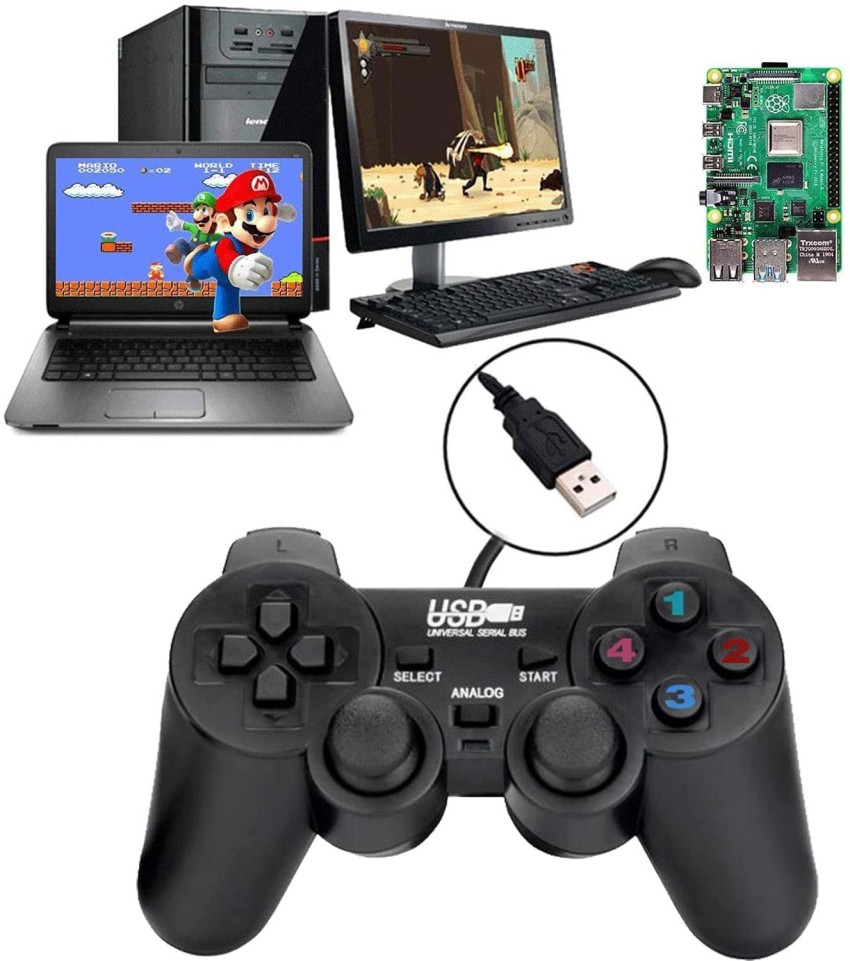 spincart USB Wired Joystick Gamepad Gaming Pad Controller 
