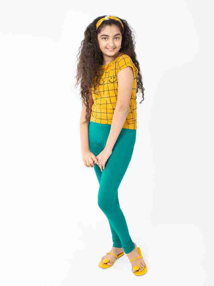 Buy Indian Flower Girls Blue Solid Legging Online at Best Prices in India -  JioMart.